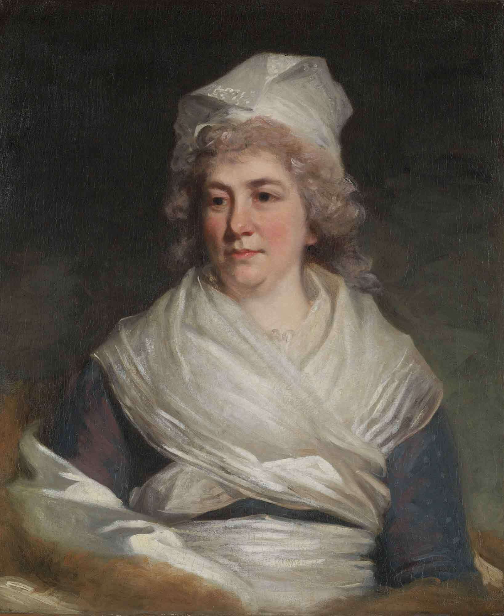A portrait of Benjamin Franklin's daughter, Sarah (Sally) Franklin Bache.