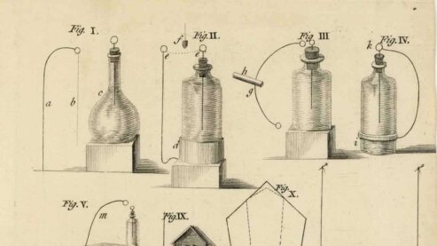 Some of Franklin's drawings from his "Experiments and Observations on Electricity," 1751. | Franklin and Innovation