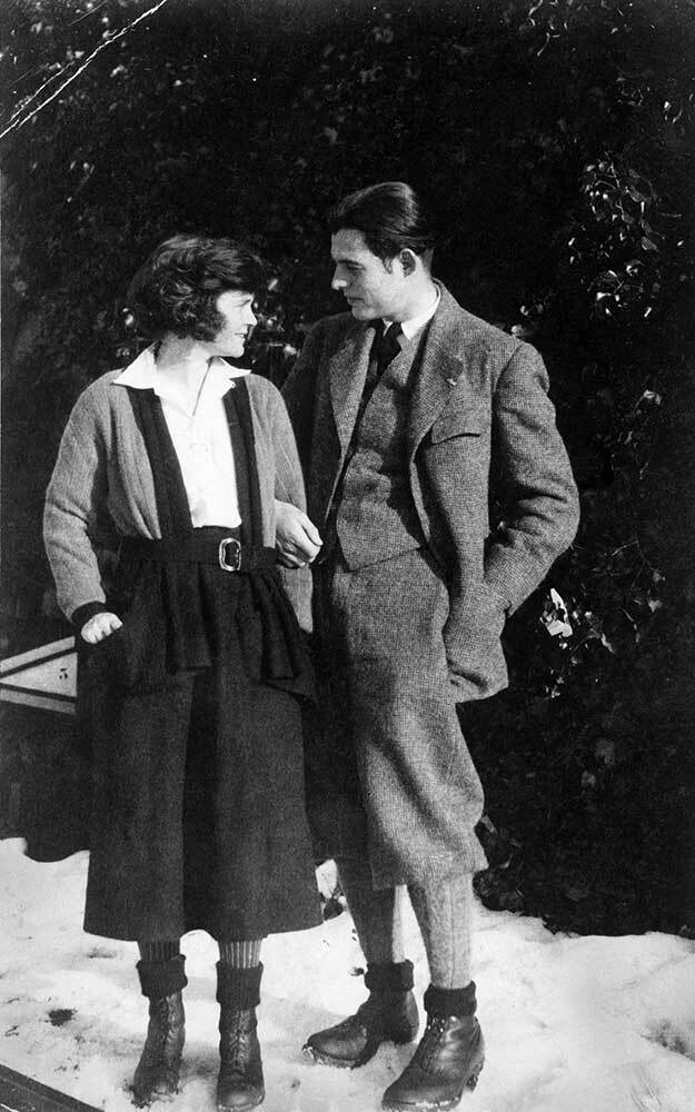 Ernest Hemingway and first wife, Hadley Richardson