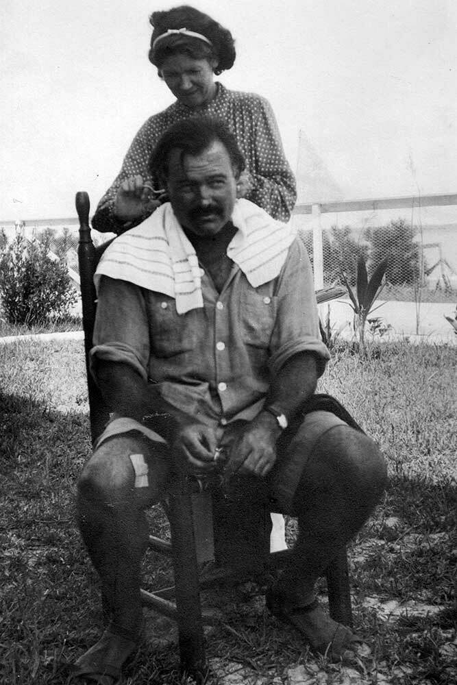 Ernest Hemingway and Pauline Pfeiffer.