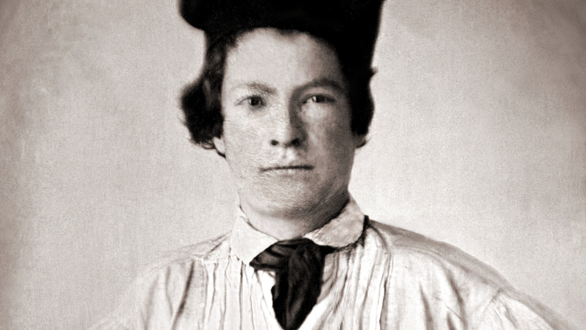 Portrait of Samuel Clemens at 15, in 1850.