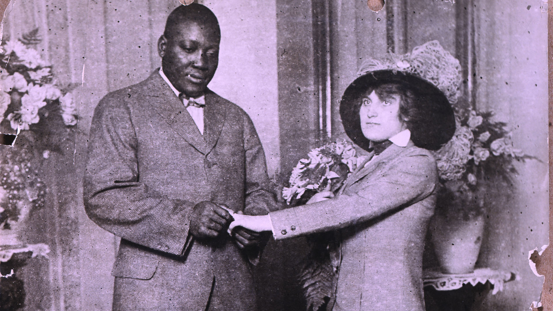 Jack Johnson and Lucille Cameron, 1912