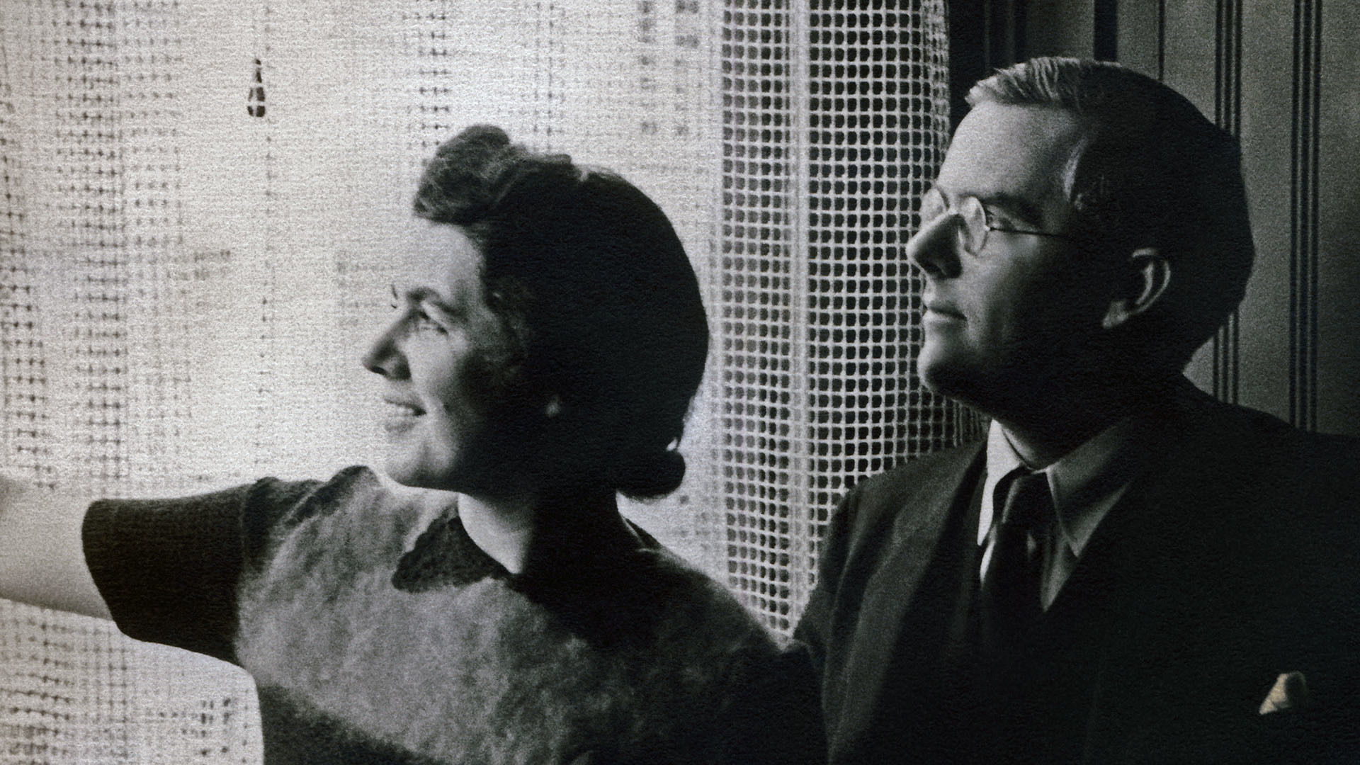 Martha and Waitstill Sharp at home in Wellesley, Mass., in 1938.