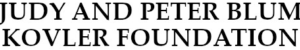 Judy and Peter Blum Kovler Foundation logo
