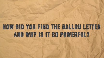 Q & A: The Sullivan Ballou Letter
