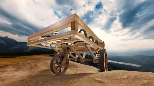 Cart 1 promo | Leonardo da Vinci's Self-Propelled Cart