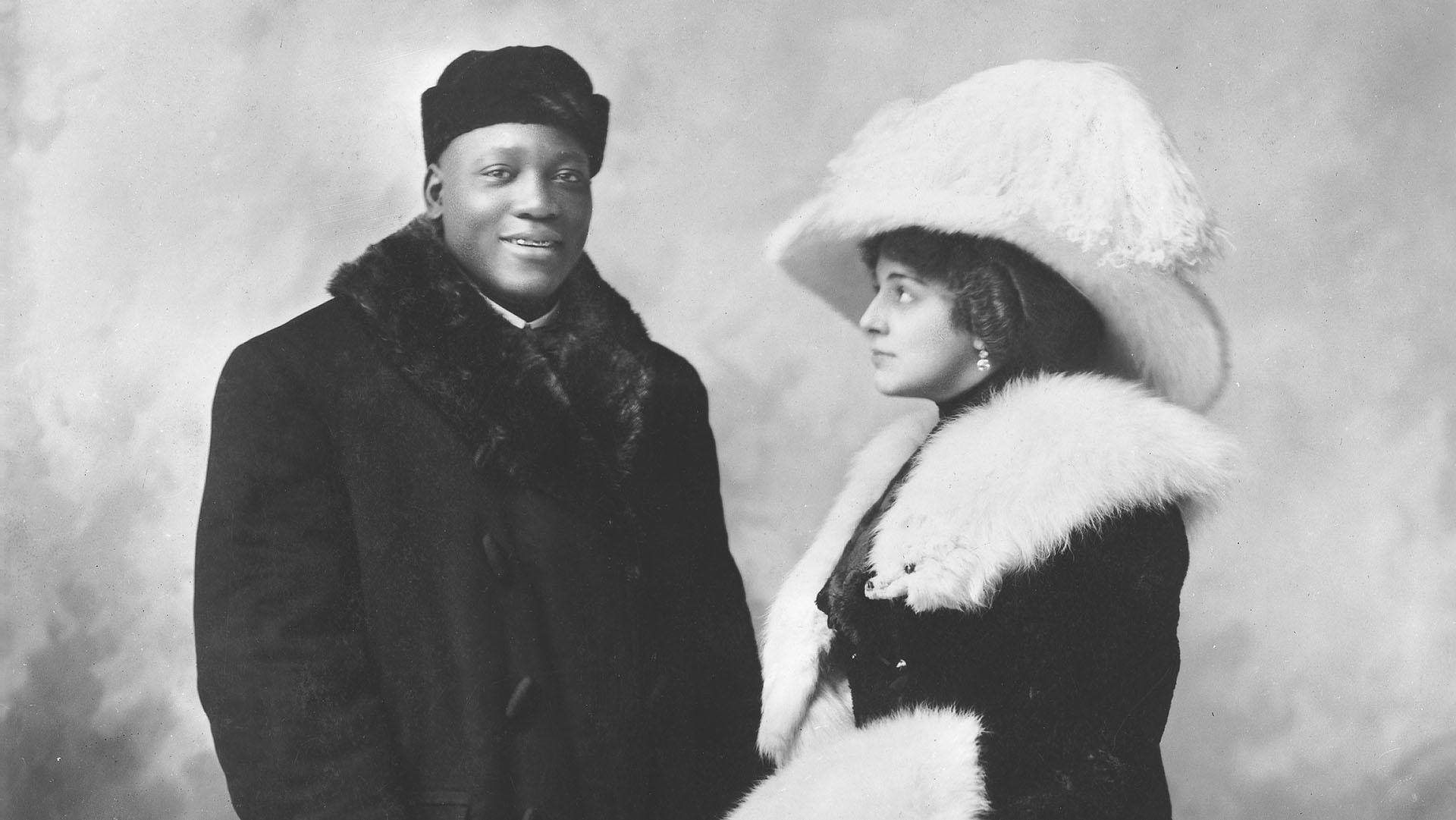 Jack Johnson and Etta Duryea in 1910