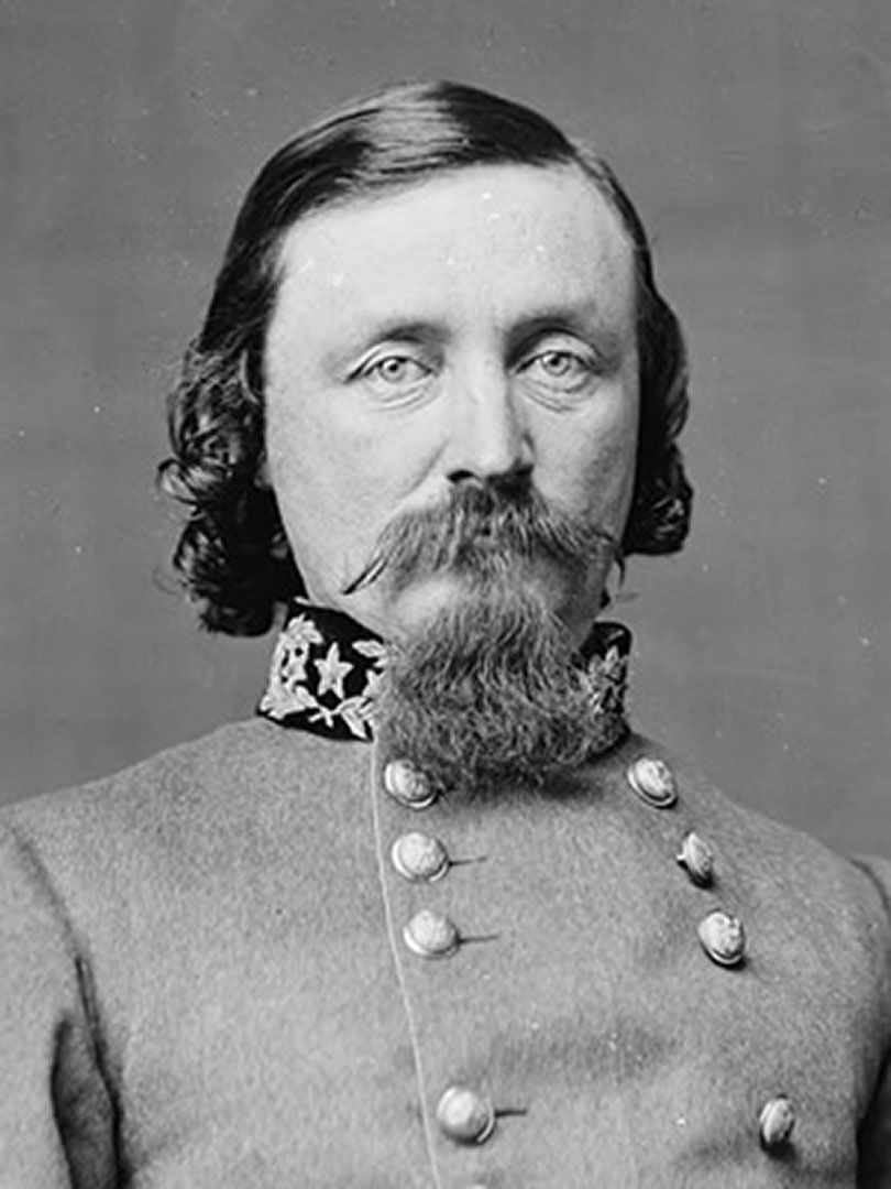 A black-and-white photo of George Pickett.