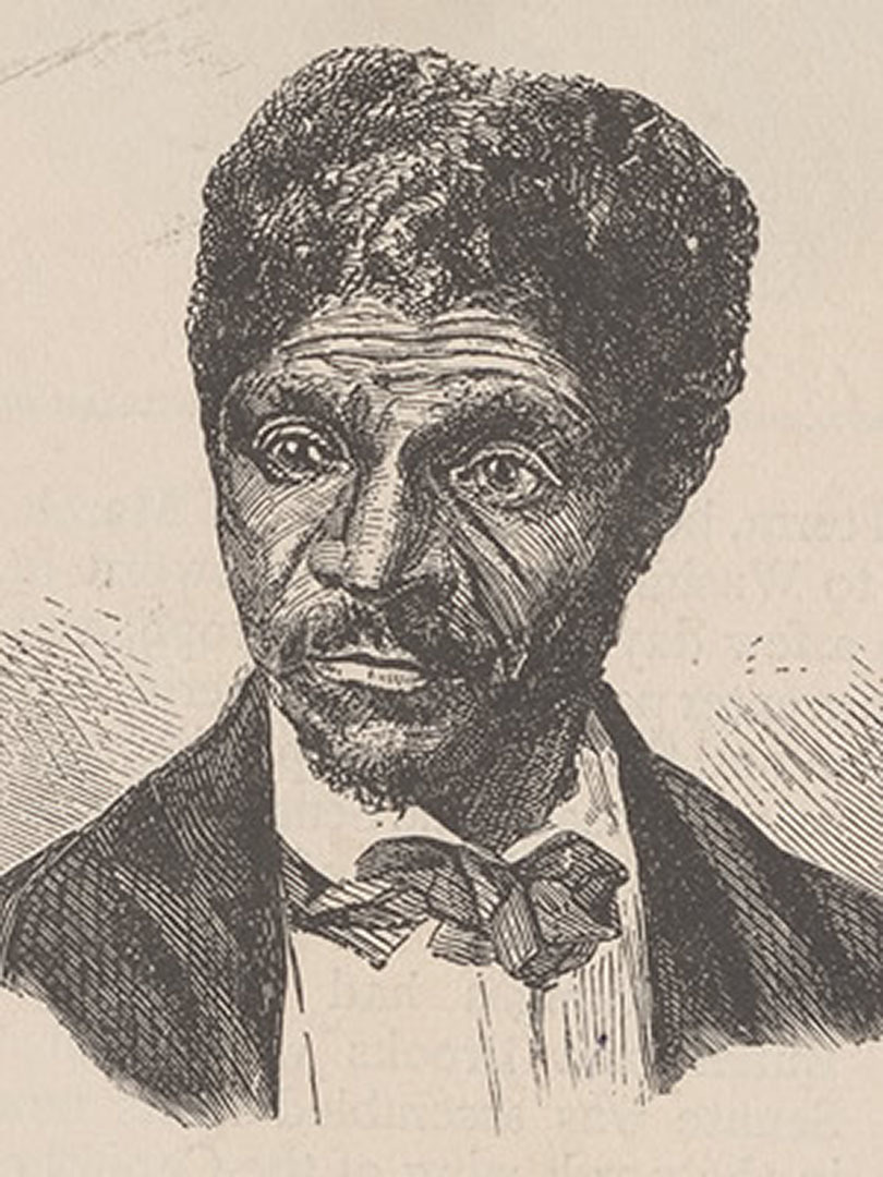 A black-and-white photo of Dred Scott.